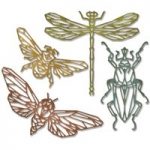 Sizzix Thinlits Die Set Geo Insects Set of 4 by Tim Holtz