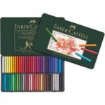 Faber Castell Polychromos Artists’ Pastel Crayon Set | Tin of 60
