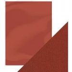 Craft Perfect by Tonic Studios A4 Weave Textured Card Maroon Red | Pack of 10