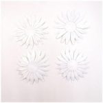 CraftStash Paper Flowers | White
