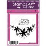 Stamps by Chloe Stamp Set Snowflake Spray with Sentiment | Set of 2