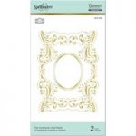 Spellbinders Glimmer Hot Foil Stamp Plate The Contessa’s Seal Panel Set of 2 by Becca Feeken