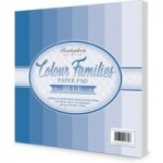 Hunkydory Paper Pad Colour Families in Blue | 48 Sheets