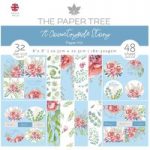 The Paper Tree 8in x 8in Paper Kit Paper Pad & Die Cut Toppers 52 Sheets | A Countryside Story