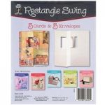 Hot Off The Press Die-Cut Cards & Envelopes Rectangle Swing | Pack of 10