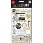Me & My Big Ideas Chipboard Stickers Value Pack Our Wedding | Pack of 61
