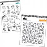 Craftwork Cards Fashionista Stamp Set & Embossing Folder Bundle
