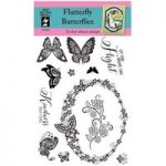 Hot Off The Press Silicone Stamp Set Flutterby Butterfly | Set of 12