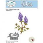 Elizabeth Craft Designs Die Set Garden Notes Lilac | Set of 4