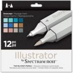 Spectrum Noir Illustrator Marker Pen Set Seascape | Set of 12