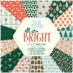 Paper Addicts Paper Pad Christmas All Is Bright 6in x 6in | 30 Sheets