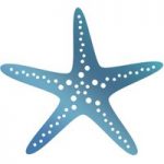 Couture Creations Hot Foil Stamp Starfish | Seaside & Me Collection