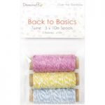 Dovecraft Twine 10m Back to Basics Over The Rainbow | Pack of 3