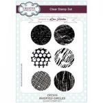 Creative Expressions A5 Stamp Set Inverted Circle by Lisa Horton | Set of 6