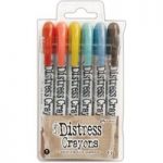 Ranger Distress Crayon Set #07 by Tim Holtz | Pack of 6