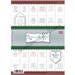 Phill Martin Sentimentally Yours A6 Little Book of Christmas Verses Ruby & Forest | 48 Sheets