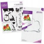Crafter’s Companion Birds of Love Layering Stamp & Outline Die Bundle