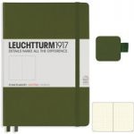 Leuchtturm1917 Army Medium Notebook & Pen Loop Bundle | Dotted