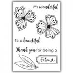 Julie Hickey Designs Stamp Set Spring Delights Perfect Petals | Set of 7