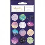 Noteworthy Dome Stickers Pack of 12 | Constellations Collection