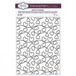 Creative Expressions Embossing Folder Heart Strings