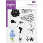 Crafter’s Companion A5 Photopolymer Stamp Blossoming Lilacs | Set of 10