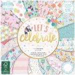 First Edition Paper Pad Let’s Celebrate 6in x 6in FSC | 48 Sheets