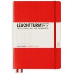 Leuchtturm1917 Red A5 Hardcover Medium Notebook | Dotted