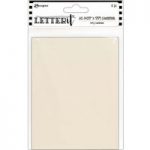 Ranger Letter It Surface Cardstock 4.25in x 5.5in in Ivory | Pack of 12