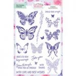 Card Making Magic A5 Stamp Set Layered Butterflies Set of 19 by Christina Griffiths