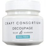 Craft Consortium Decoupage Glue & Varnish Gloss Finish 125ml