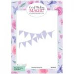 Card Making Magic Corner Die Bunting by Christina Griffiths