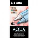 Spectrum Noir Aqua Marker Pen Set Earth | Set of 6