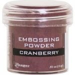 Ranger Embossing Powder 1oz Pot | Cranberry Metallic