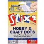 Stix2 Craft Glue Dots Removable 96 Dots | 6 Sheets