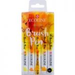 Ecoline Brush Pen Marker Set Yellow | Set of 5