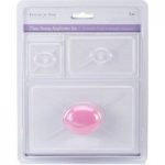 MultiCraft Clear Stamp Applicator Acrylic Block Set with Handle (3pk)