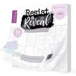 Hunkydory 8in x 8in Clear Foiled Pad Resist & Reveal | 36 Sheets