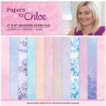 Papers by Chloe 6in x 6in Designer Printed Paper Pad | 48 Sheets
