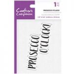 Crafter’s Companion Clear Acrylic Stamp Prosecco O’Clock