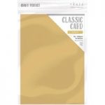 Craft Perfect A4 Classic Card Weave Textured Tan Brown | 10 Sheets