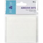 Dot and Dab Adhesive Glue Dots Double Sided 5mm x 5mm | 56 Pieces