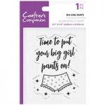 Crafter’s Companion Clear Acrylic Stamp Big Girl Pants