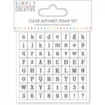 Simply Creative Stamp Set Alphabet Letters Serif Font | Set of 64