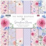Paper Boutique 8in x 8in Paper Pad 160gsm 36 Sheets | Springtime Blooms