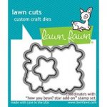 Lawn Fawn Die How You Bean? Stars Add On Set of 2 | Lawn Cuts Custom Craft