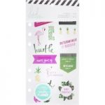 Heidi Swapp Memory Planner Fresh Start Tropical Clear Stickers | 382 Pieces