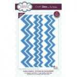 Sue Wilson Die Set Stitched Zig Zag Borders Set of 6 | Clean & Simple Collection