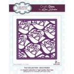 Creative Expressions Die Set Deco Roses by Lisa Horton Set of 2 | Tile Collection