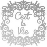 Couture Creations Framed C’est La Vie Decorative Die Set (4pc) (84.5mm x 85.7mm | 3.3in x 3.3in)